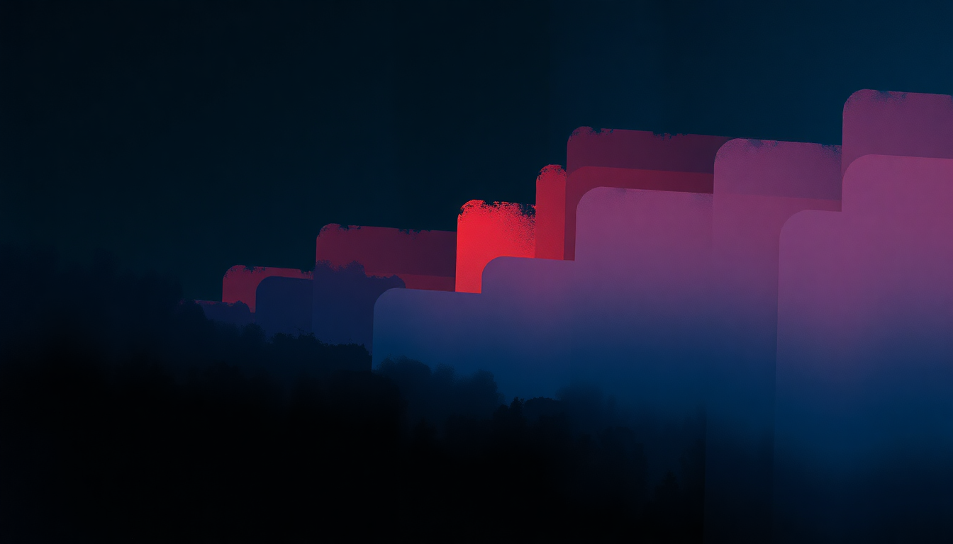 Fan-driven abstract illustration evoking the emotional arc of Victims by Culture Club