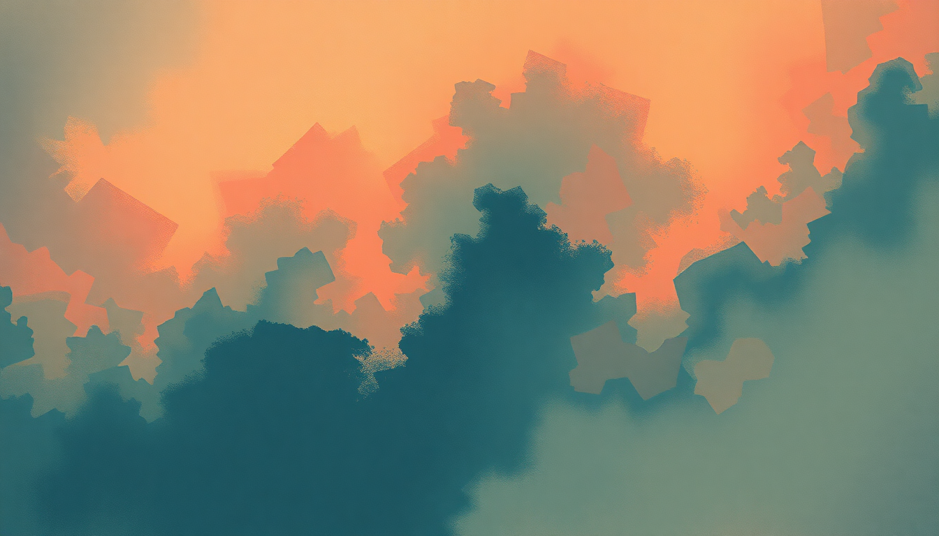 Fan-driven abstract illustration evoking the emotional arc of Victorious by Panic! At The Disco