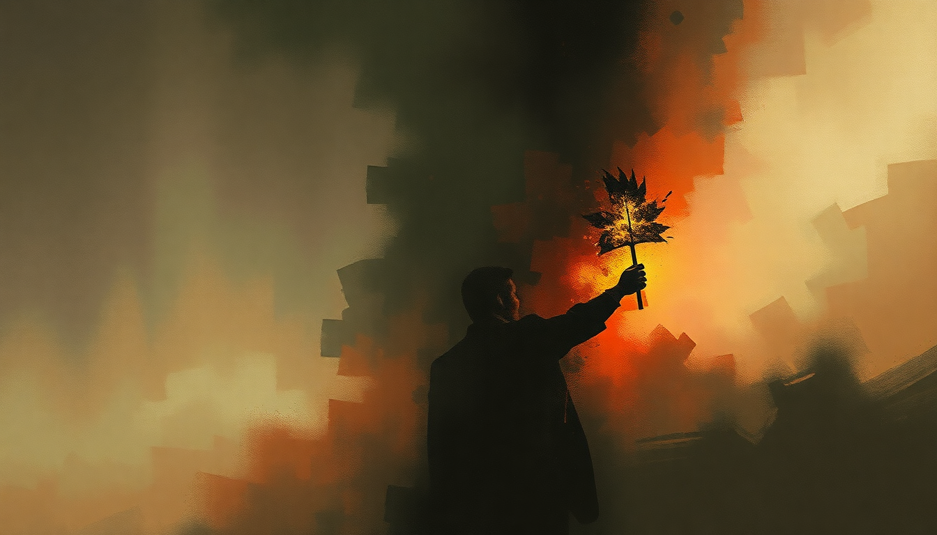 Fan-driven abstract illustration evoking the emotional arc of Victory by PJ Harvey
