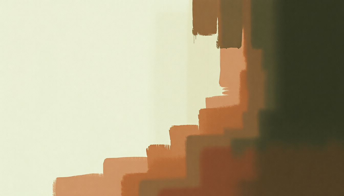 Fan-driven abstract illustration evoking the emotional arc of Violent Crimes by Kanye West