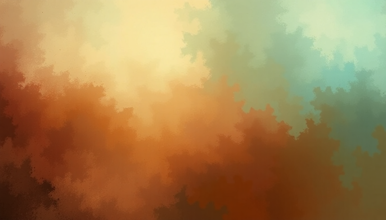 Fan-driven abstract illustration evoking the emotional arc of Violin Concerto in E Major, BWV 1042 by Johann Sebastian Bach