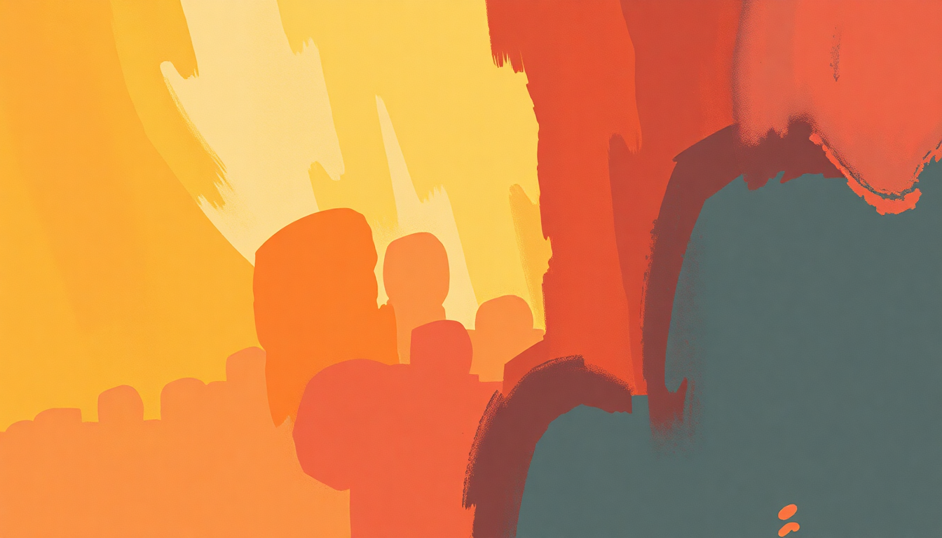 Fan-driven abstract illustration evoking the emotional arc of Virgo's Groove by Beyoncé