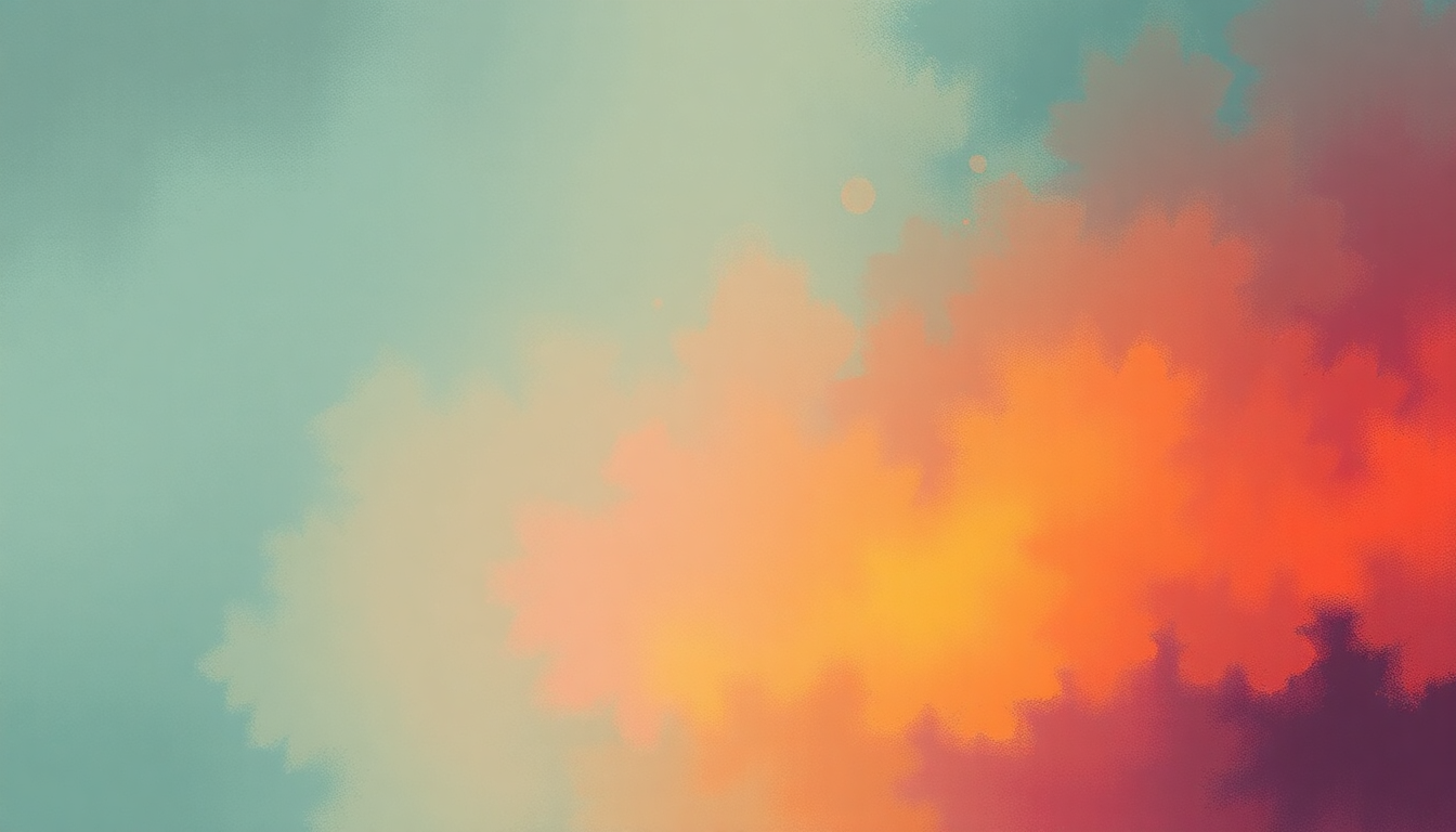 Fan-driven abstract illustration evoking the emotional arc of Viviendo de Prisa by Luis Fonsi