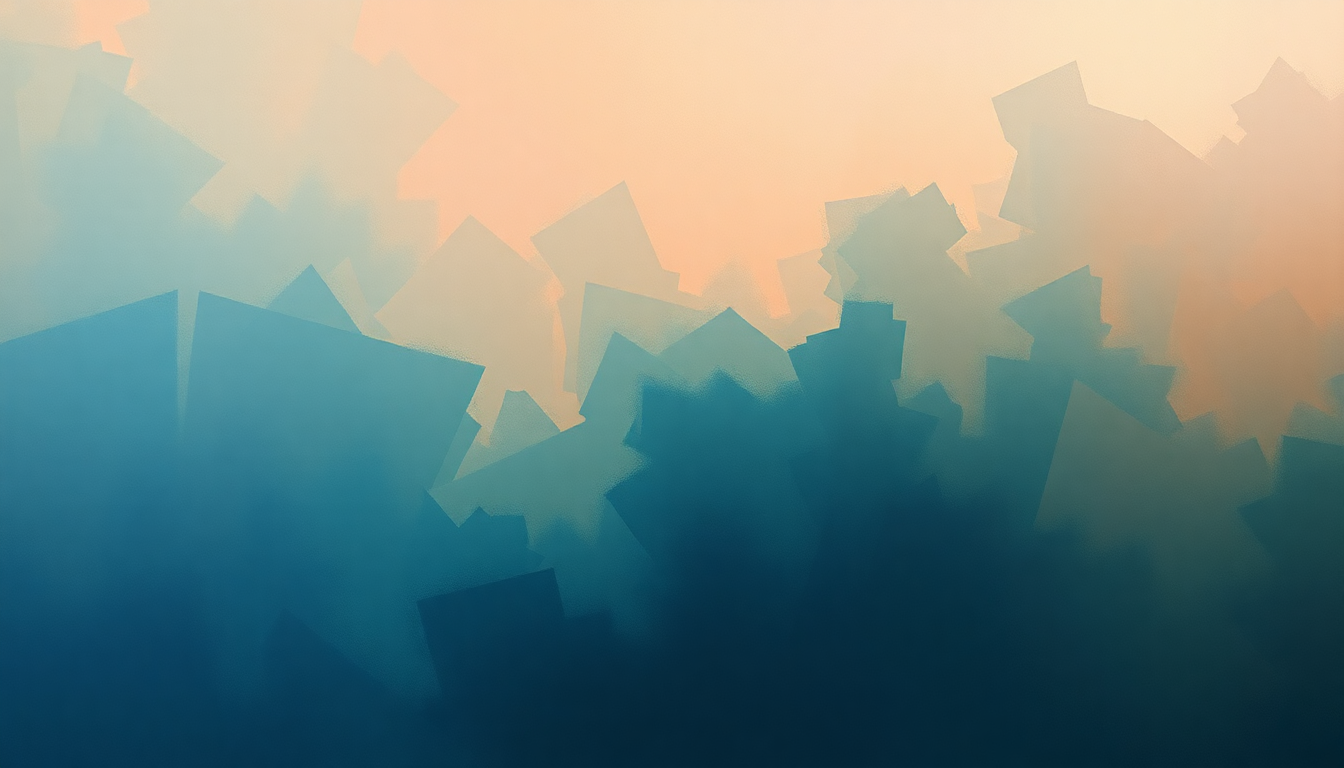 Fan-driven abstract illustration evoking the emotional arc of Vivir Mi Vida by Marc Anthony