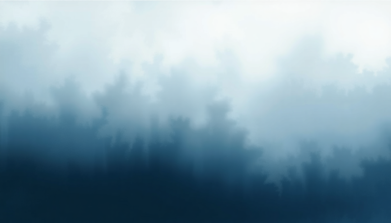 Fan-driven abstract illustration evoking the emotional arc of Vladimir's Blues by Max Richter