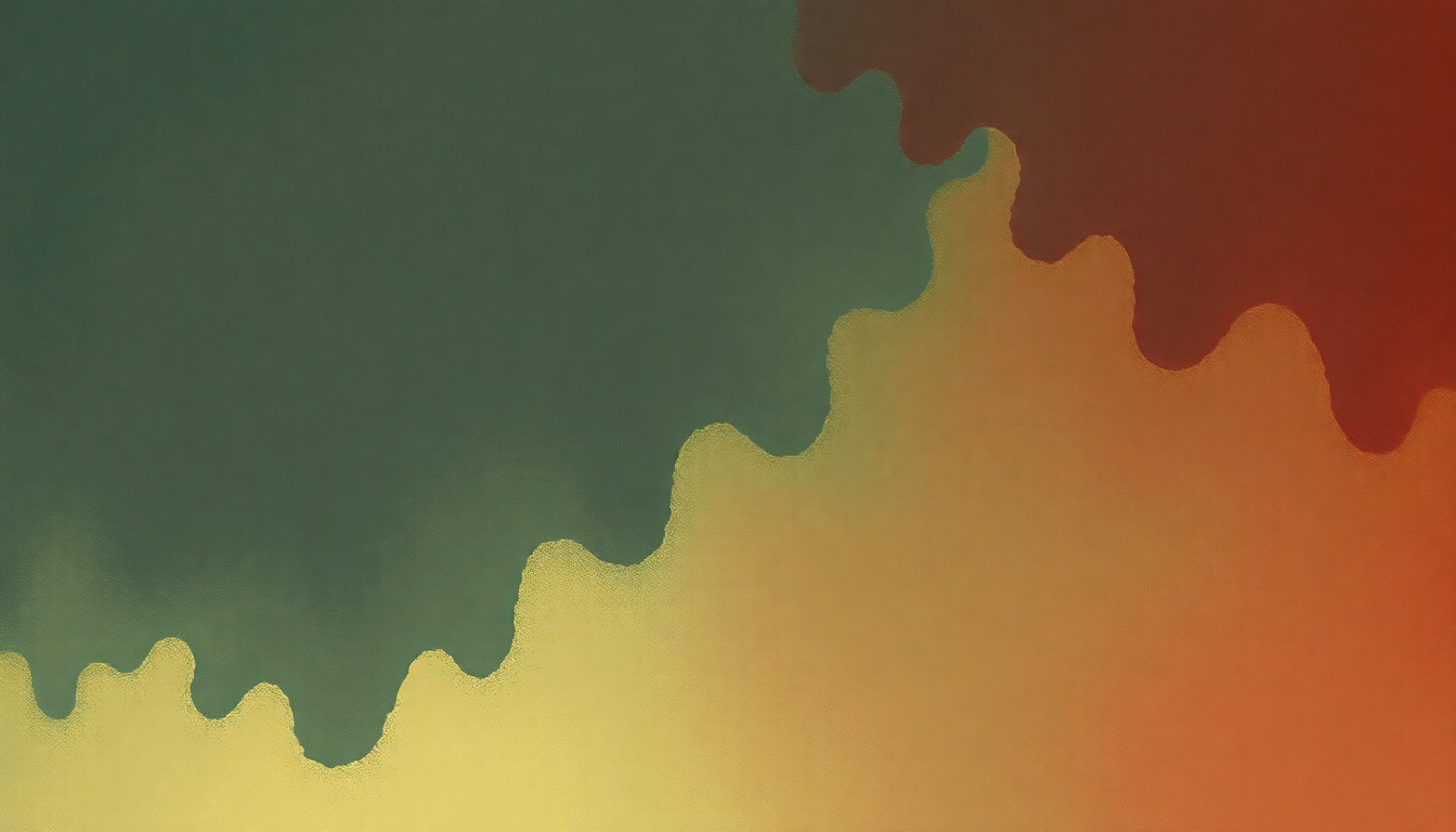 Fan-driven abstract illustration evoking the emotional arc of Voices by Sturgill Simpson