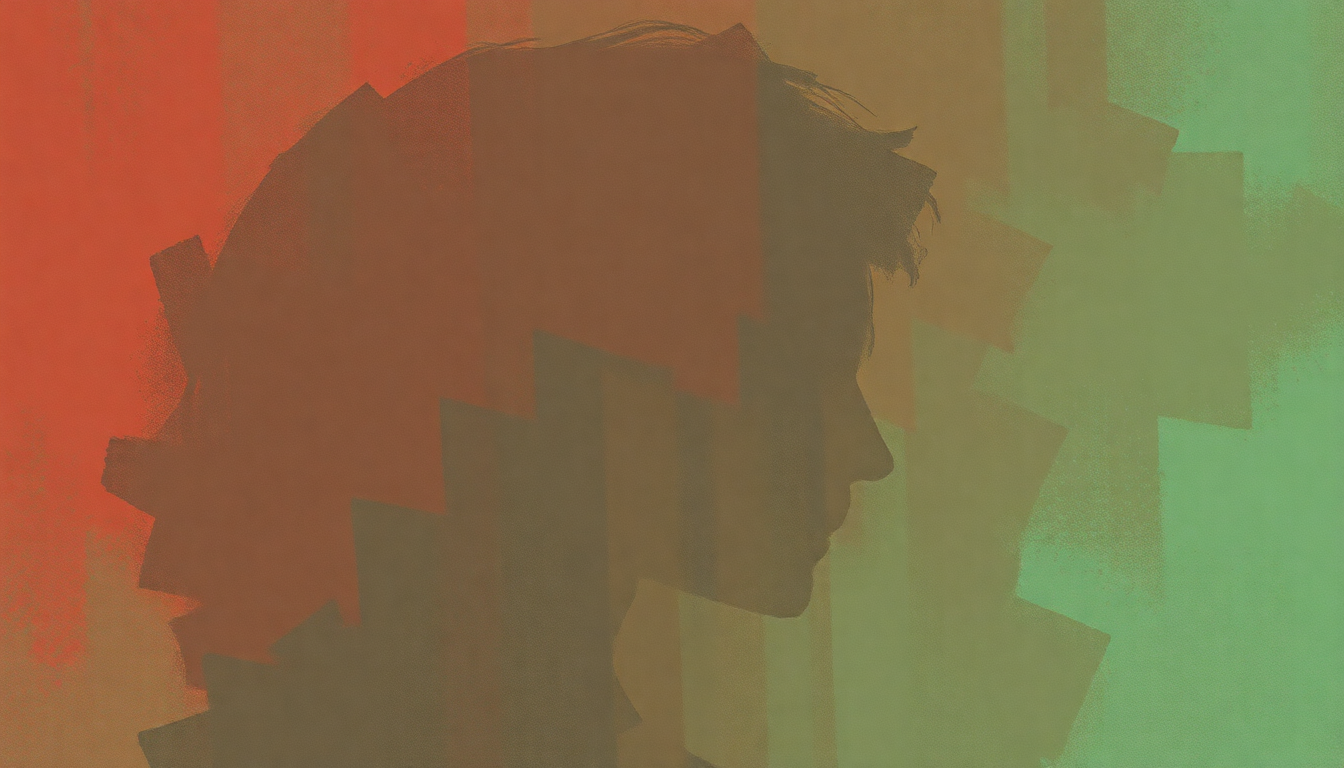 Fan-driven abstract illustration evoking the emotional arc of Voodoo People by Prodigy