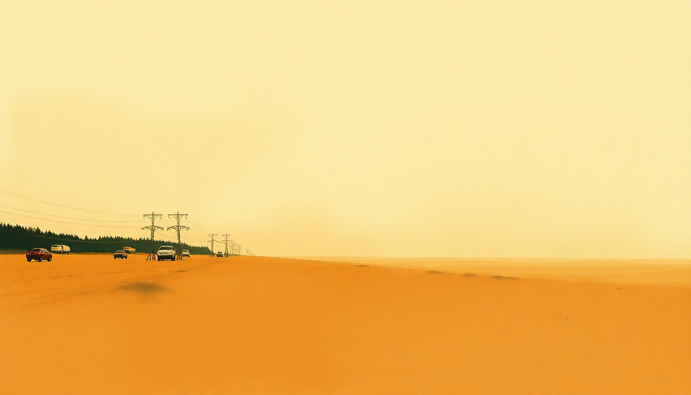 Fan-driven abstract illustration evoking the emotional arc of Waiting Around to Die by Townes Van Zandt
