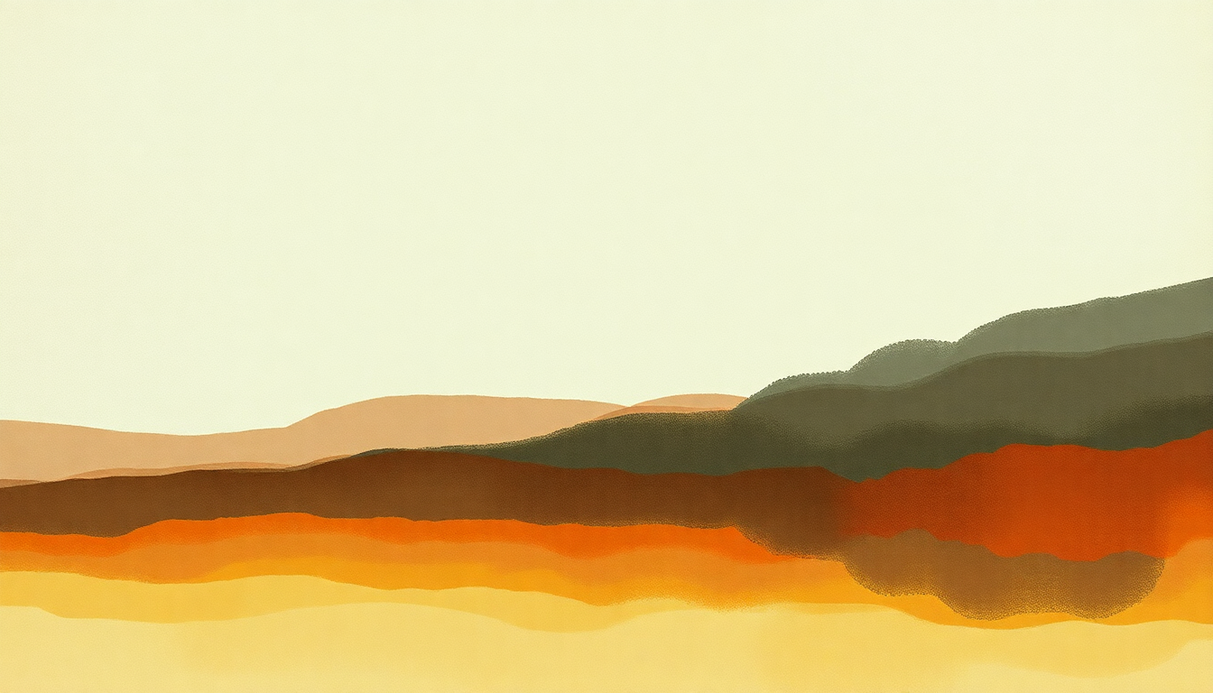 Fan-driven abstract illustration evoking the emotional arc of Waiting for the Miracle by Leonard Cohen