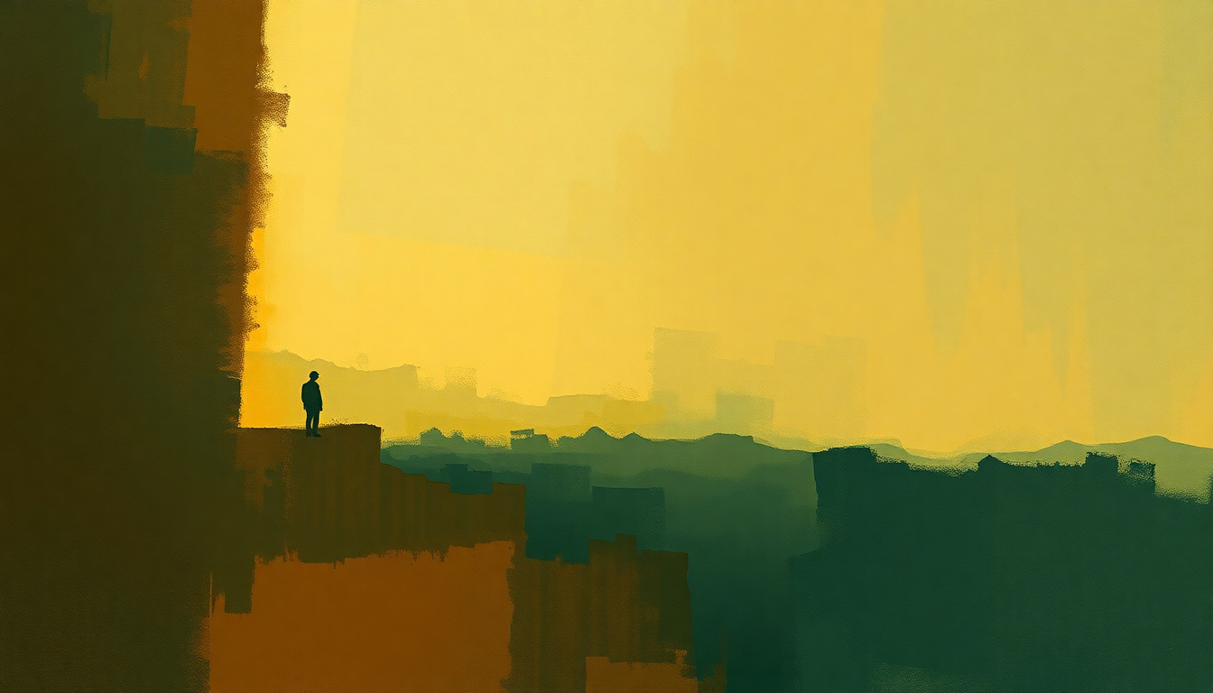 Fan-driven abstract illustration evoking the emotional arc of Walking Blues by Muddy Waters