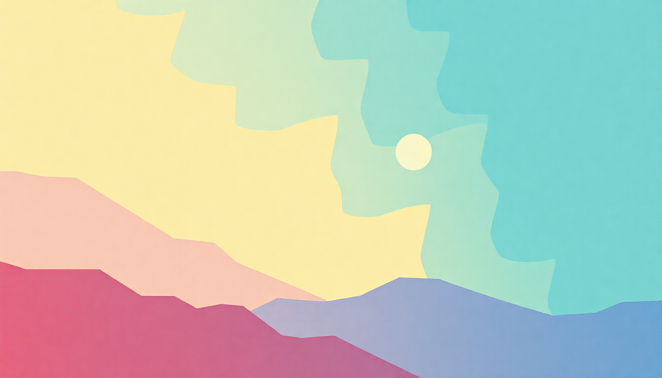 Fan-driven abstract illustration evoking the emotional arc of Walla Walla by The Offspring