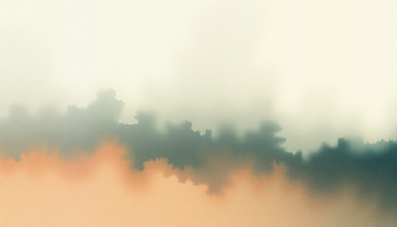 Fan-driven abstract illustration evoking the emotional arc of Waltz No. 1 by Elliott Smith