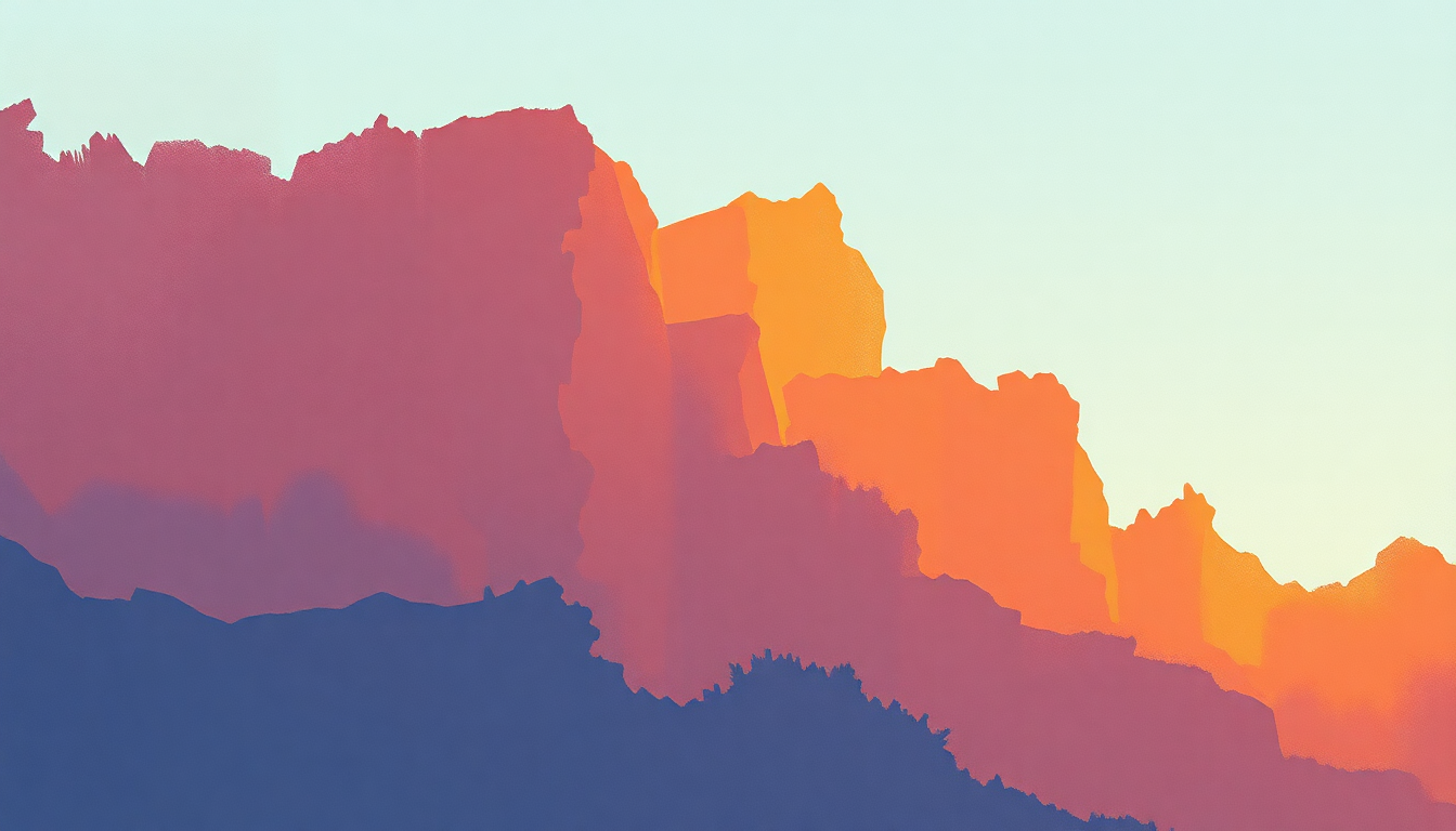 Fan-driven abstract illustration evoking the emotional arc of Wanderlust by R.E.M.