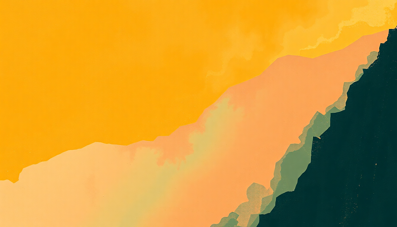 Fan-driven abstract illustration evoking the emotional arc of Wang Dang Doodle by Howlin' Wolf