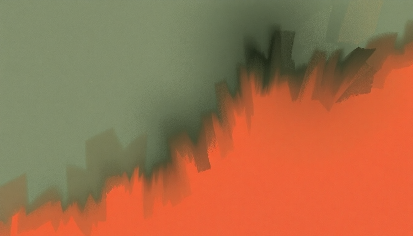 Fan-driven abstract illustration evoking the emotional arc of Warsong by The Cure