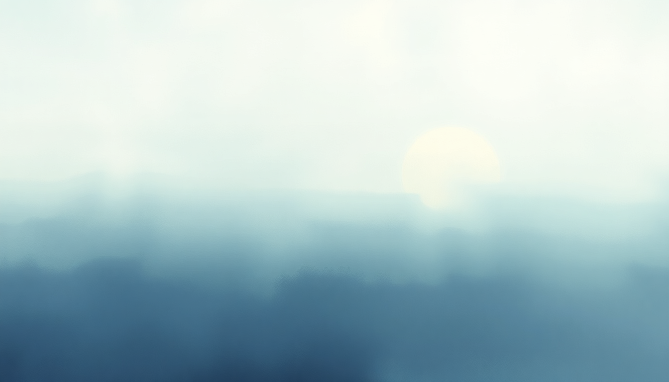 Fan-driven abstract illustration evoking the emotional arc of Water Shows the Hidden Heart by Enya