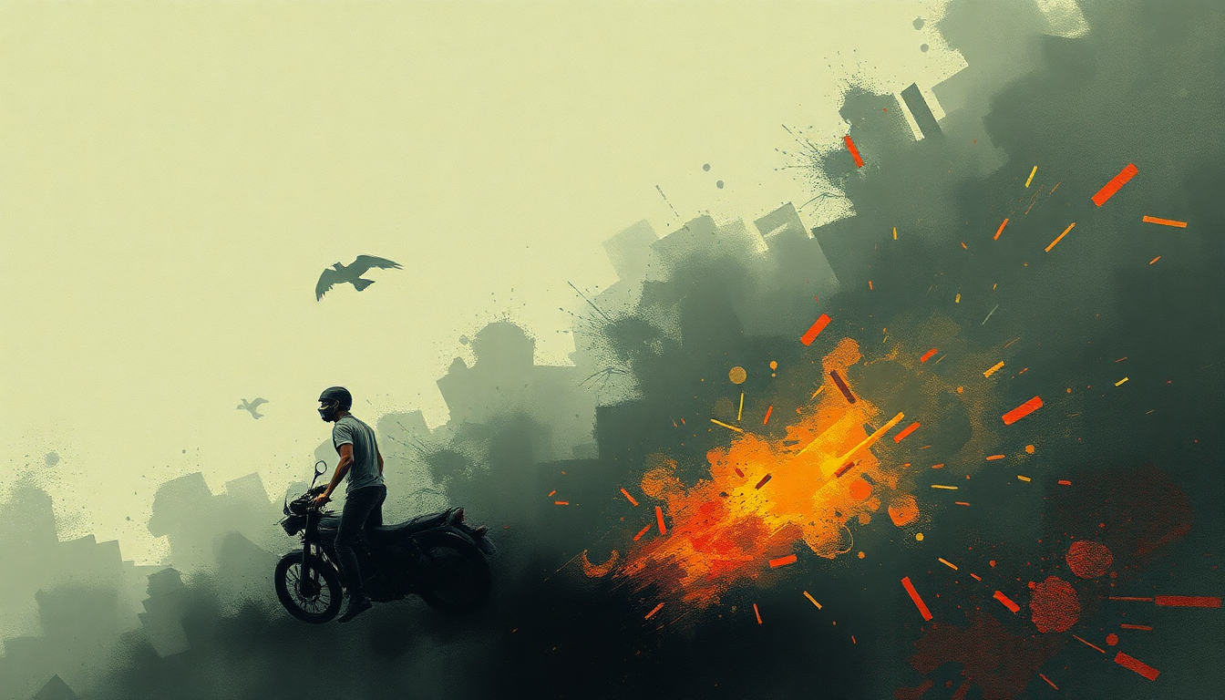Fan-driven abstract illustration evoking the emotional arc of We Are Motorhead by Motorhead