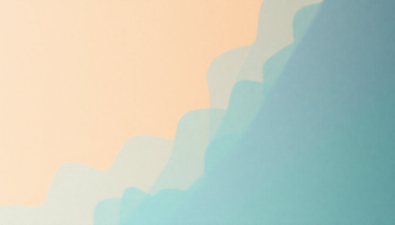 Fan-driven abstract illustration evoking the emotional arc of We Are the Music Makers by Aphex Twin