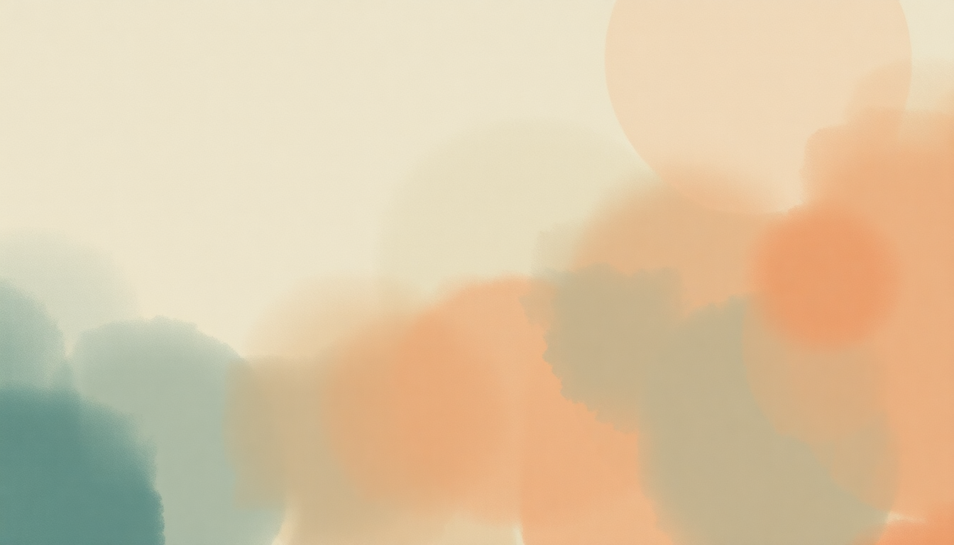Fan-driven abstract illustration evoking the emotional arc of We Can't Be Friends (Wait for Your Love) by Ariana Grande