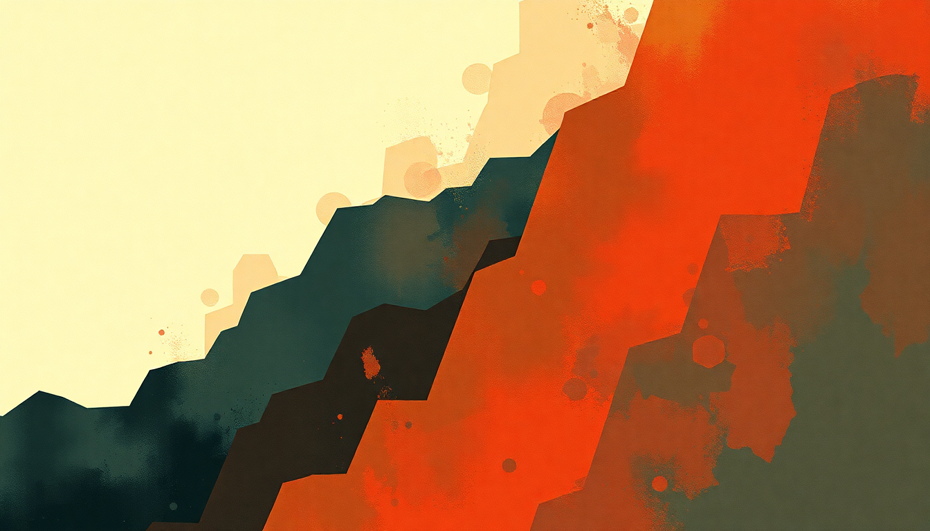 Fan-driven abstract illustration evoking the emotional arc of We Exist by Arcade Fire