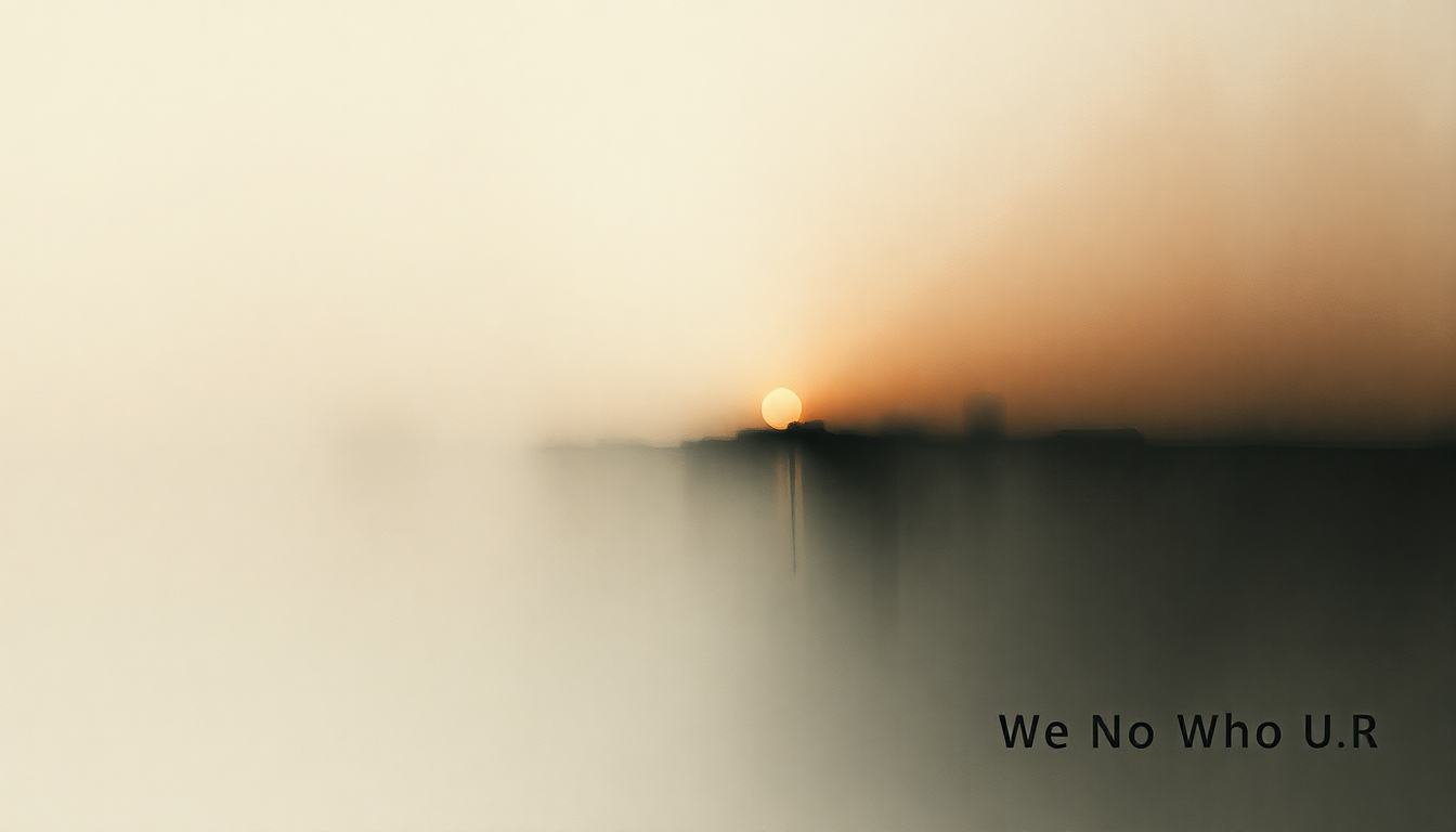 Fan-driven abstract illustration evoking the emotional arc of We No Who U R by Nick Cave and the Bad Seeds