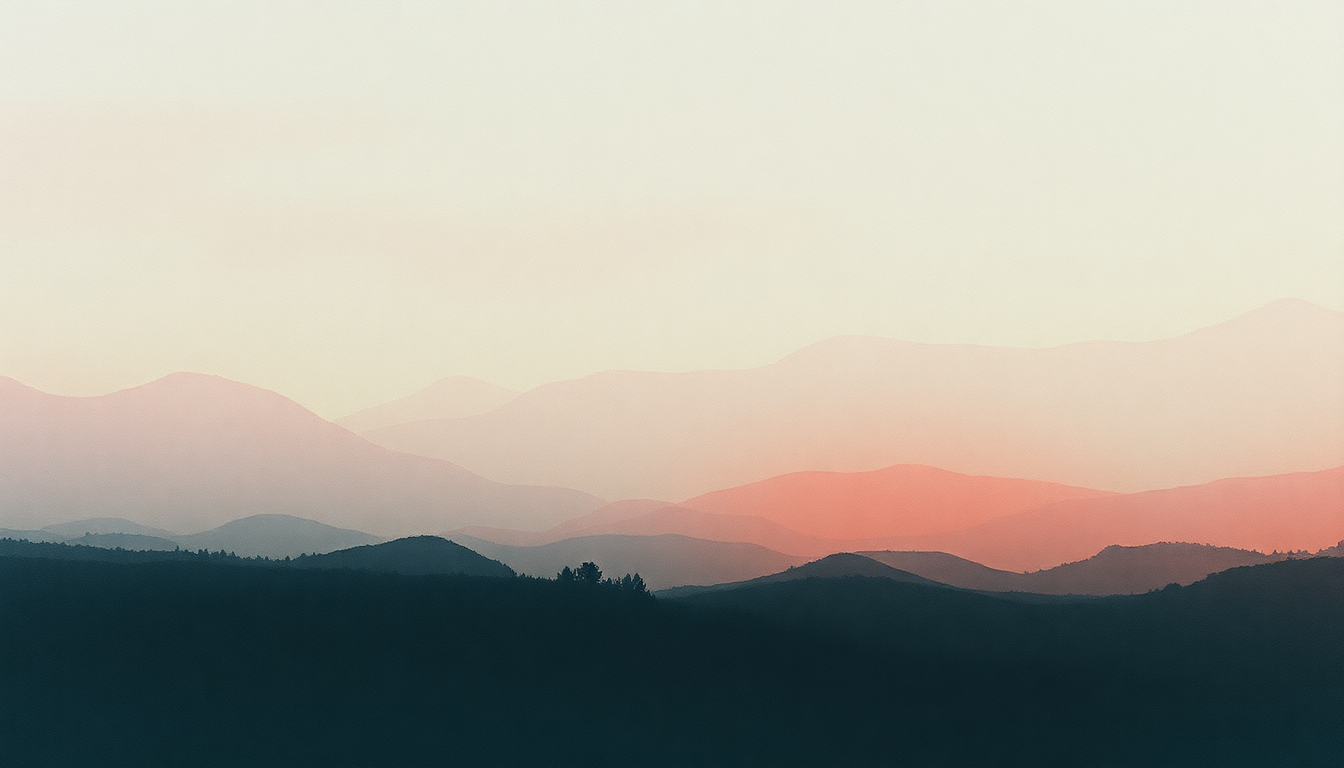 Fan-driven abstract illustration evoking the emotional arc of We Were Talking by The Promise Ring