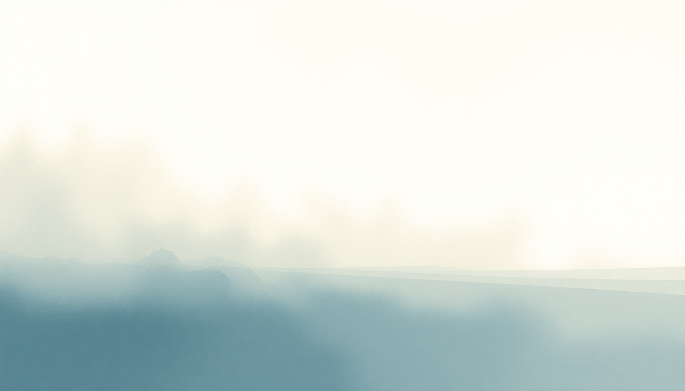 Fan-driven abstract illustration evoking the emotional arc of Weather by Tycho