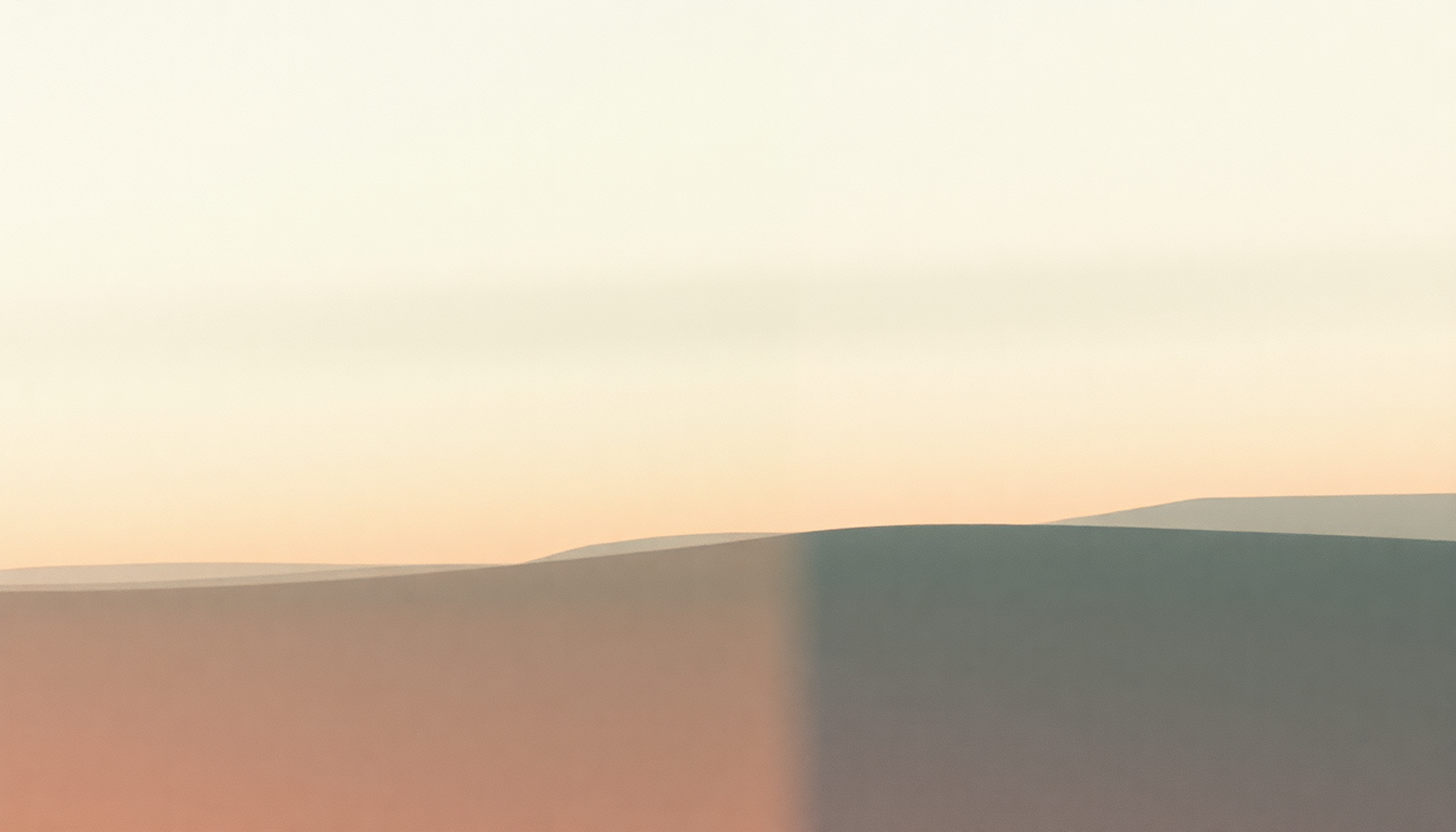 Fan-driven abstract illustration evoking the emotional arc of Weekend Run by Unknown Mortal Orchestra
