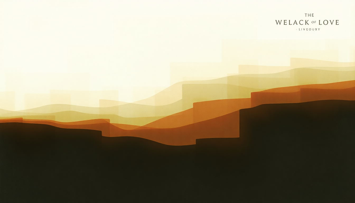 Fan-driven abstract illustration evoking the emotional arc of Weight of Love by The Black Keys