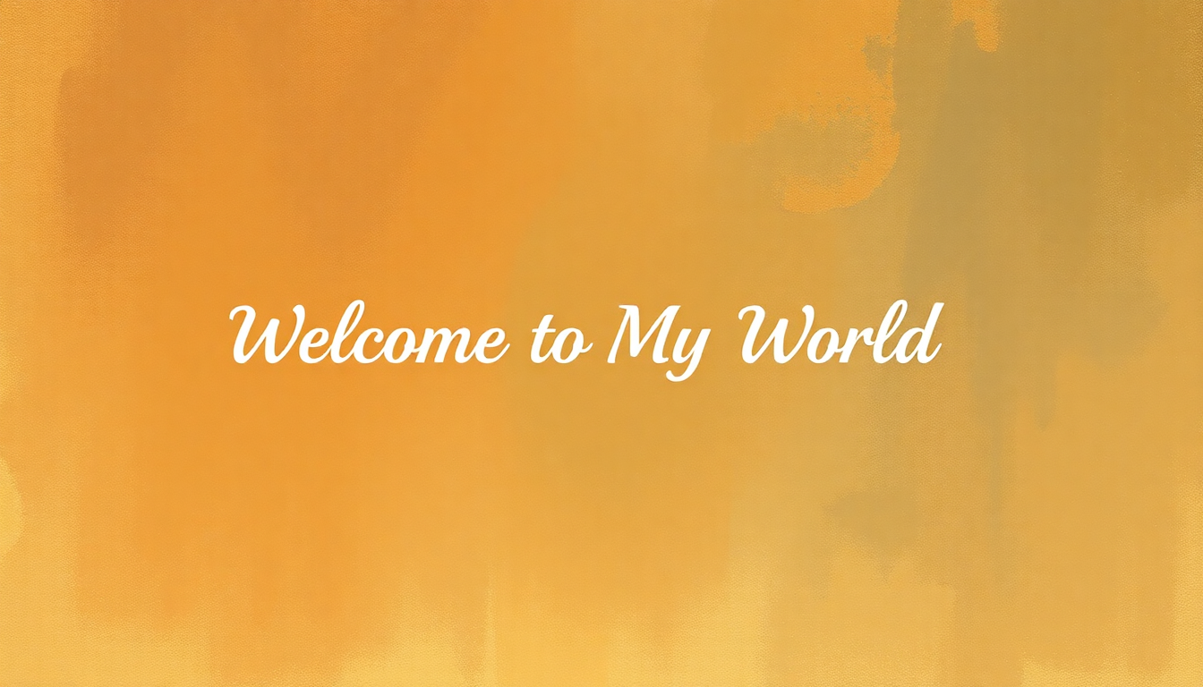 Fan-driven abstract illustration evoking the emotional arc of Welcome to My World by Dean Martin