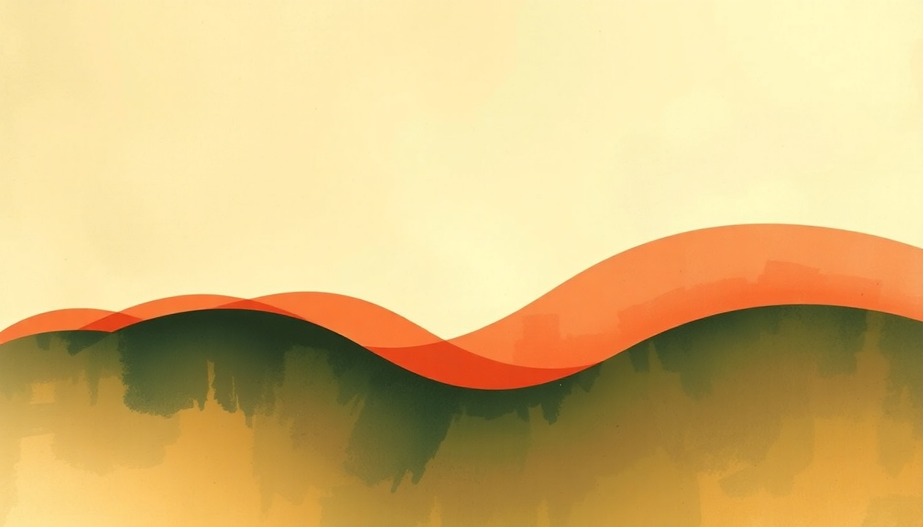 Fan-driven abstract illustration evoking the emotional arc of Well-Tempered Clavier, Book I: Prelude and Fugue No. 1 in C Major, BWV 846 by Johann Sebastian Bach
