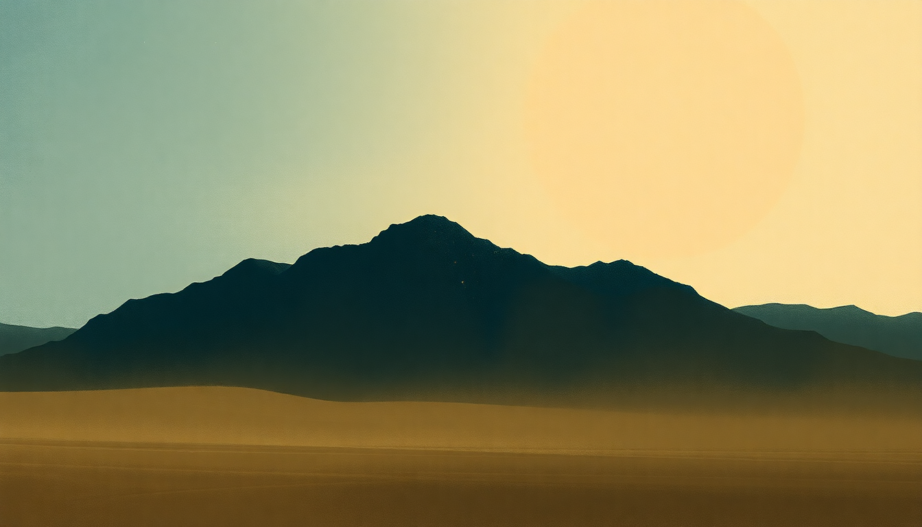 Fan-driven abstract illustration evoking the emotional arc of Western Stars by Bruce Springsteen