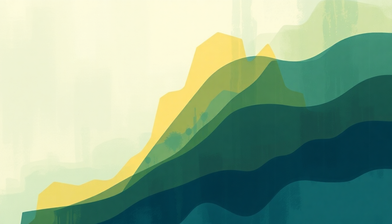 Fan-driven abstract illustration evoking the emotional arc of Wet Dream by Wet Leg