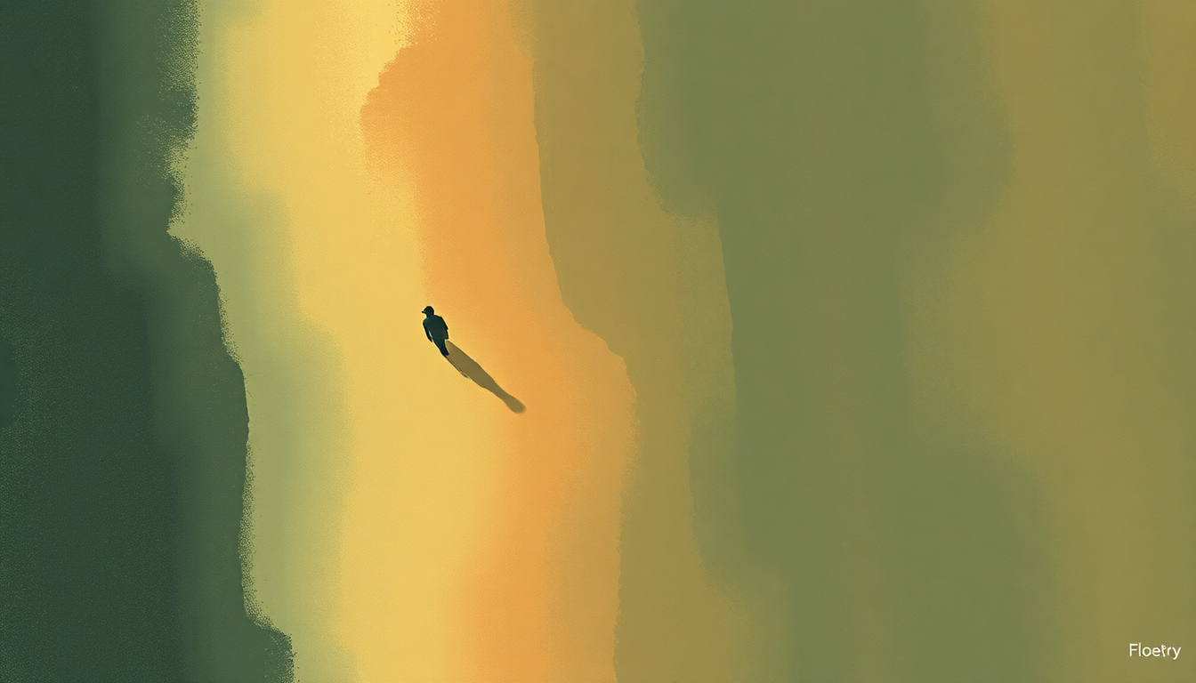 Fan-driven abstract illustration evoking the emotional arc of What Do You Think by Floetry
