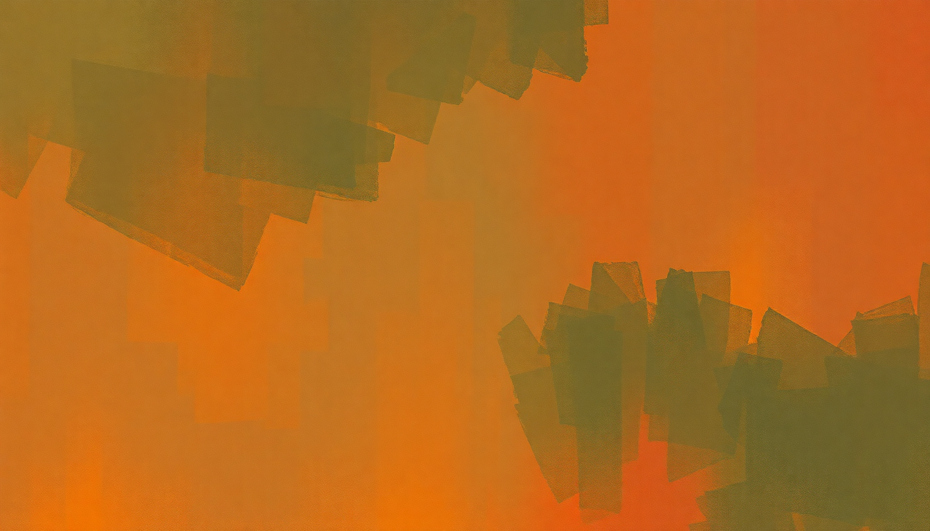 Fan-driven abstract illustration evoking the emotional arc of What Is and What Should Never Be by Led Zeppelin