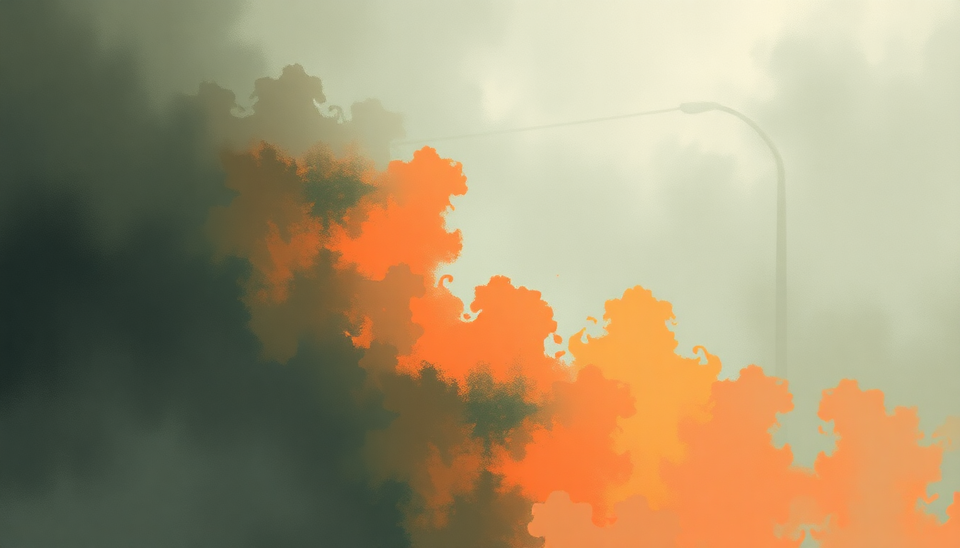 Fan-driven abstract illustration evoking the emotional arc of WHAT'S GOOD by Tyler, The Creator