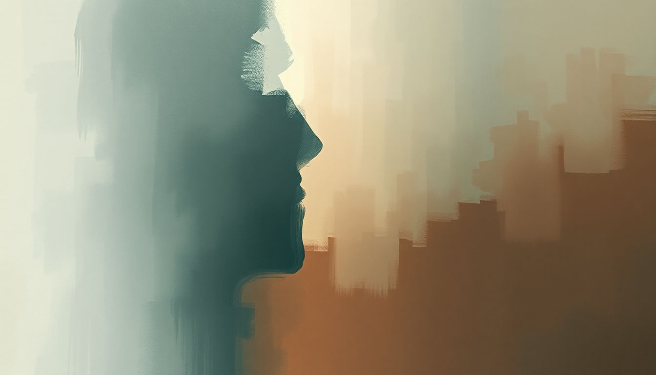 Fan-driven abstract illustration evoking the emotional arc of What the Water Gave Me by Florence + the Machine