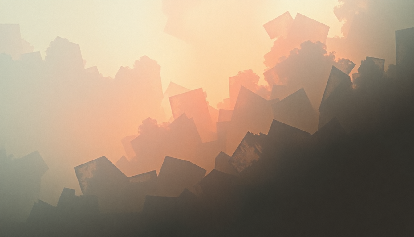 Fan-driven abstract illustration evoking the emotional arc of What Your Soul Sings by Massive Attack