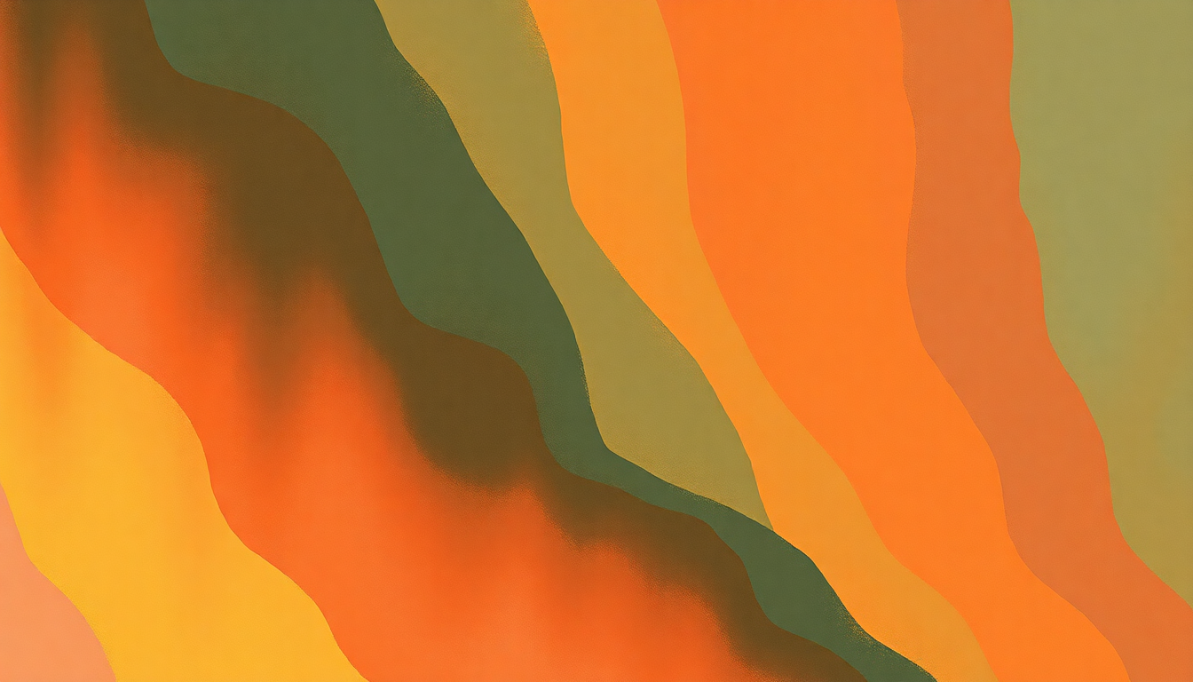 Fan-driven abstract illustration evoking the emotional arc of What's Going On by Marvin Gaye