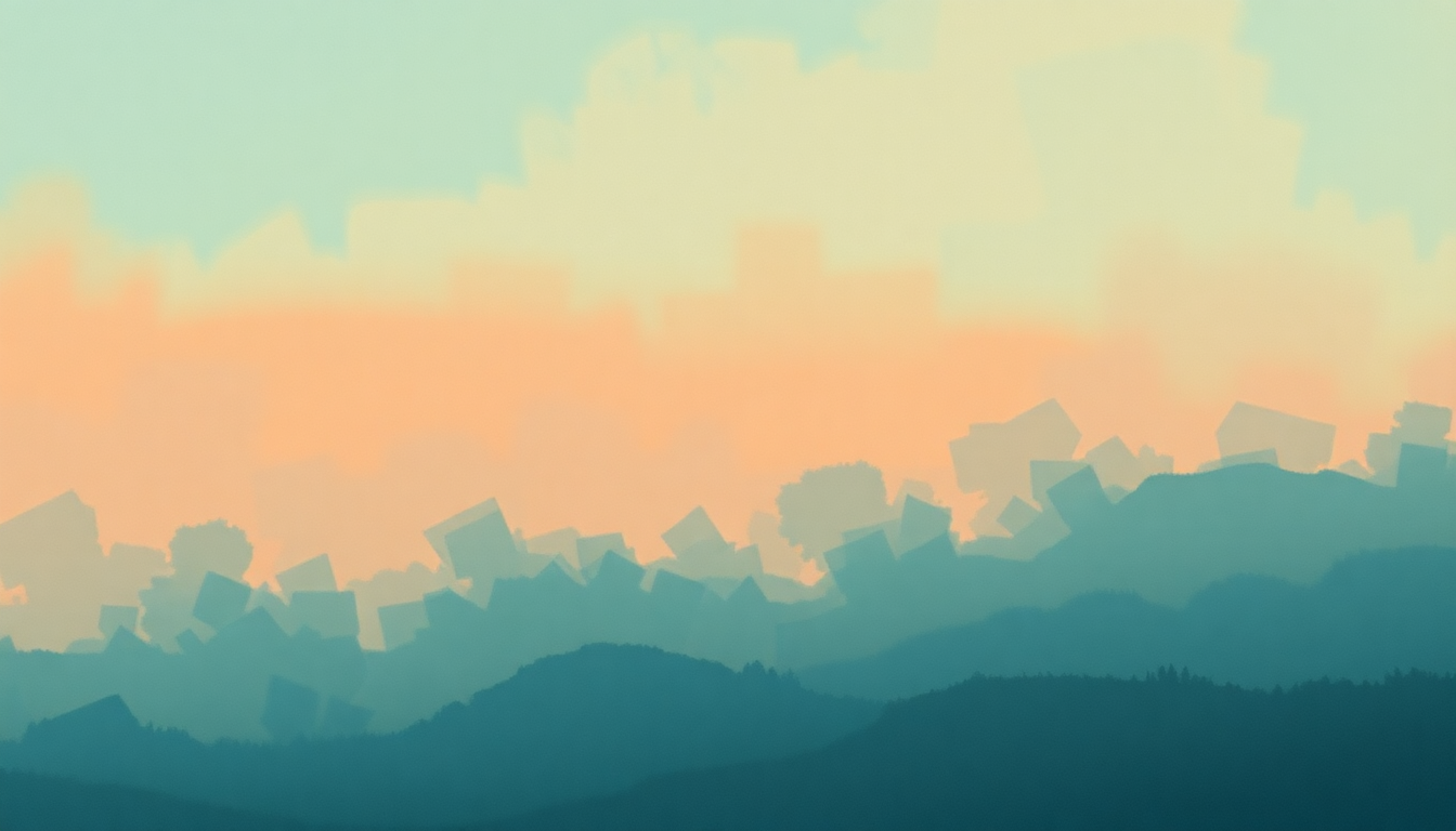 Fan-driven abstract illustration evoking the emotional arc of When the Sun Goes Down by Arctic Monkeys