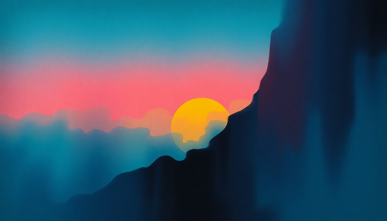 Fan-driven abstract illustration evoking the emotional arc of When the Weekend Comes by Bobby Womack