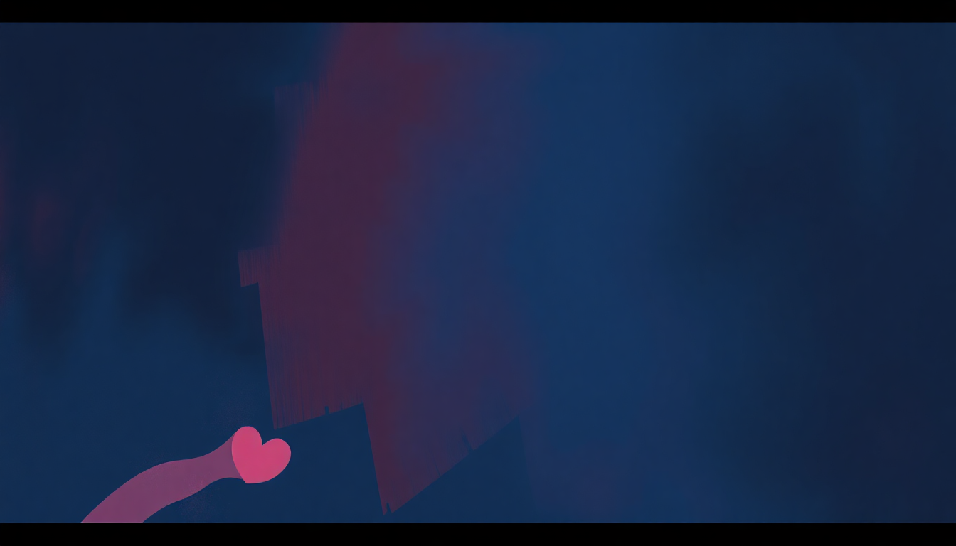 Fan-driven abstract illustration evoking the emotional arc of When We're Making Love by Atlantic Starr