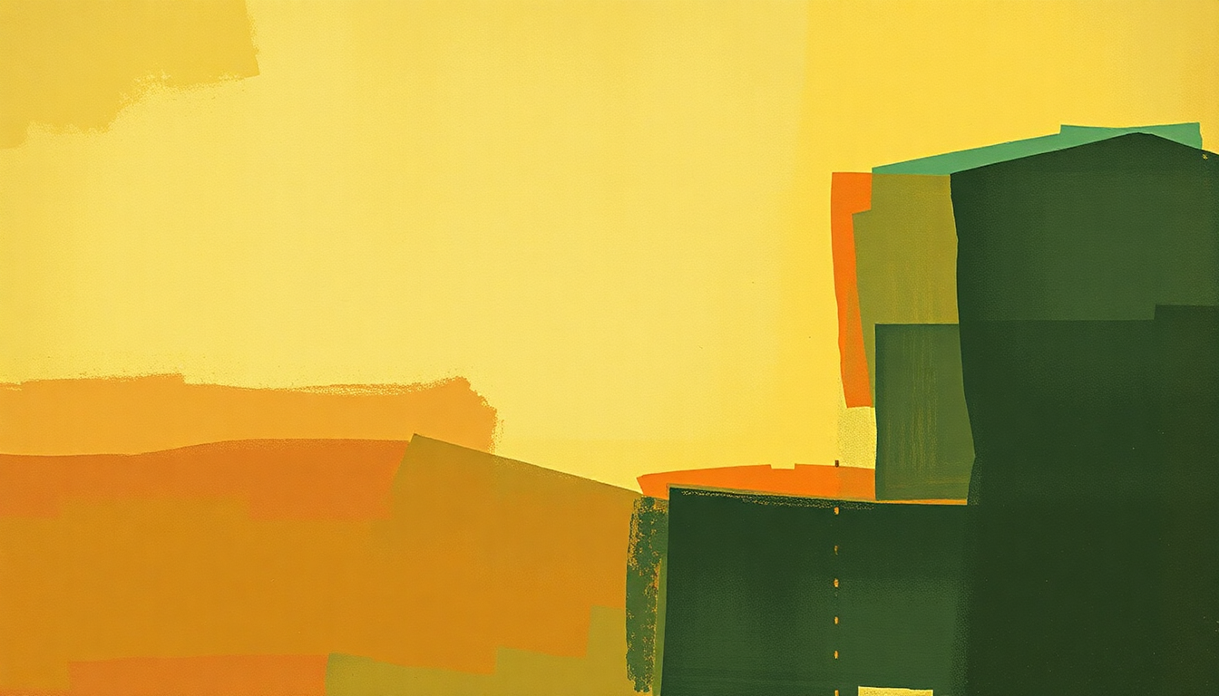 Fan-driven abstract illustration evoking the emotional arc of When Will the Blues Leave? by Ornette Coleman