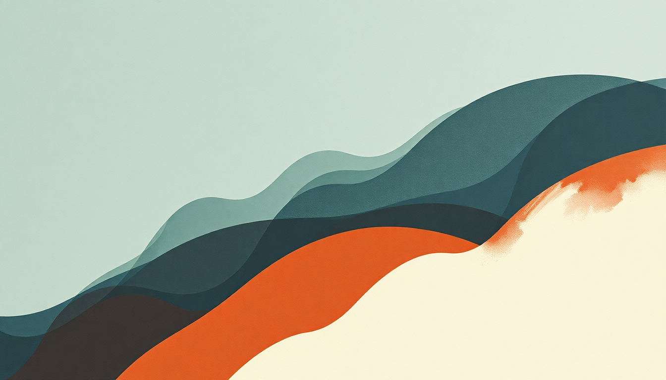 Fan-driven abstract illustration evoking the emotional arc of When You're Gone by Shawn Mendes