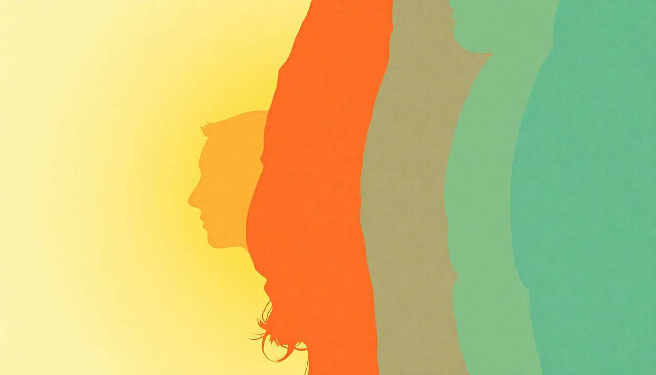 Fan-driven abstract illustration evoking the emotional arc of When You're Young by The Jam