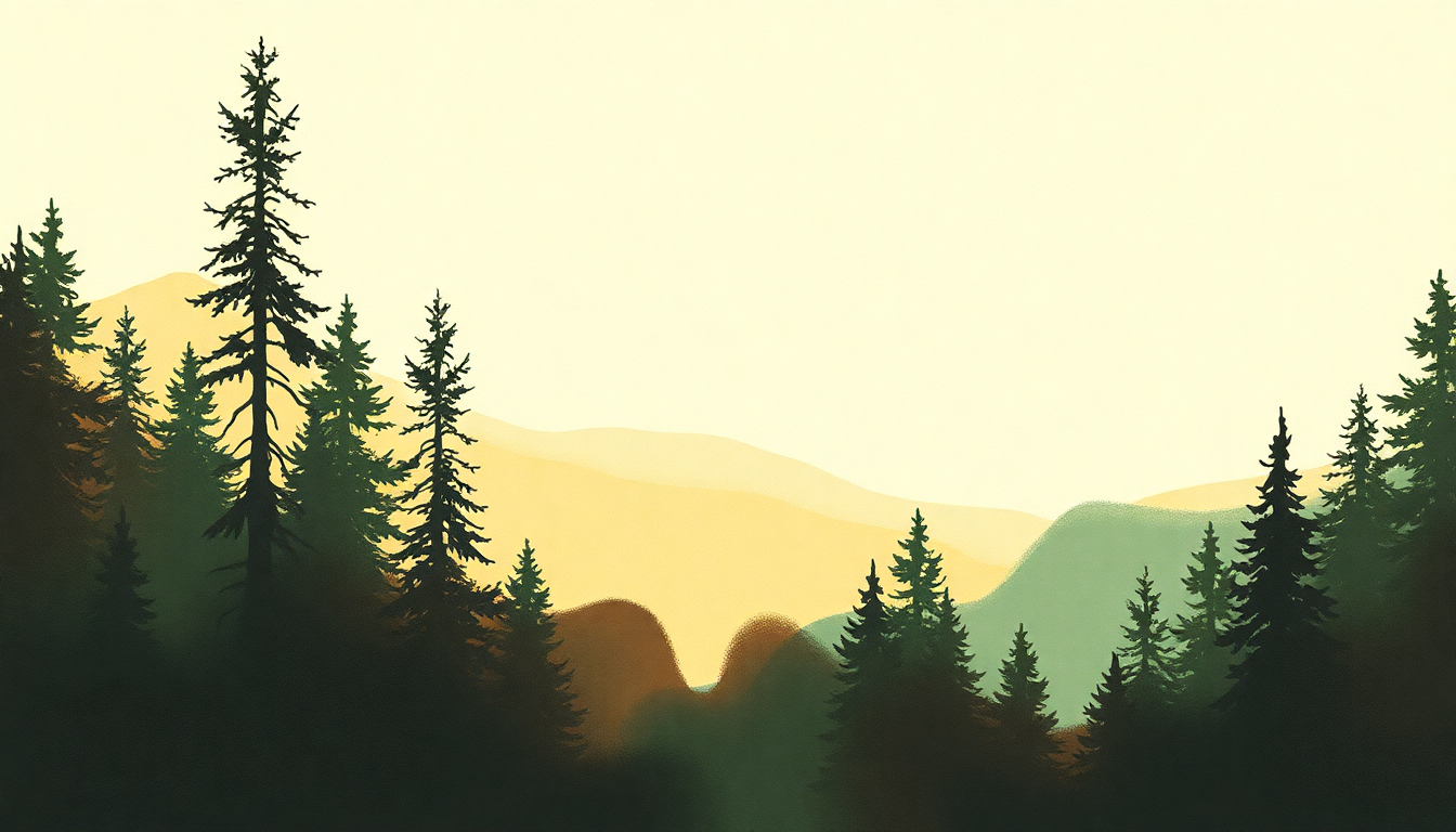 Fan-driven abstract illustration evoking the emotional arc of Whispering Pines by The Band