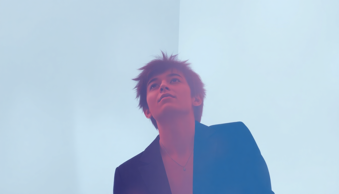 Fan-driven abstract illustration evoking the emotional arc of White Boy by Culture Club