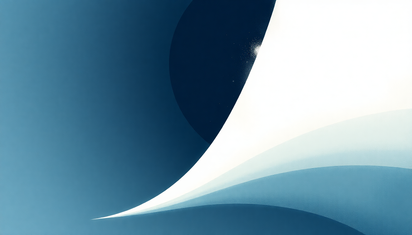 Fan-driven abstract illustration evoking the emotional arc of White Noise by Disclosure
