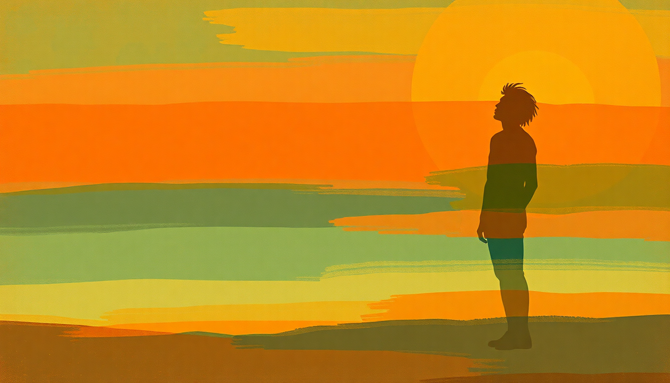 Fan-driven abstract illustration evoking the emotional arc of Who the Cap Fit by Bob Marley & The Wailers