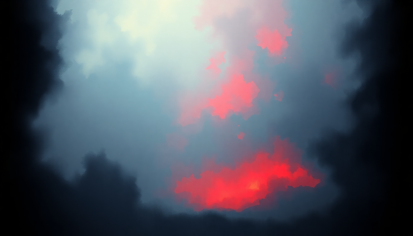 Fan-driven abstract illustration evoking the emotional arc of Who Wants to Live Forever by Queen